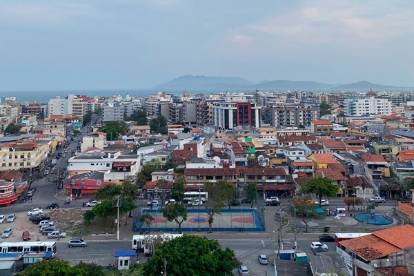 Imagem do movimento da cidade em Cabo Frio