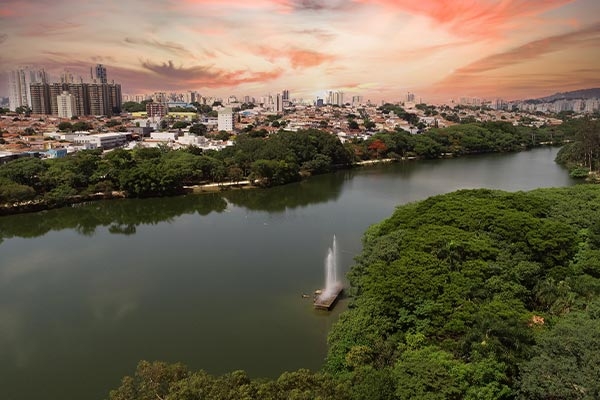 Imagem da Lagoa do Taquaral em Campinas