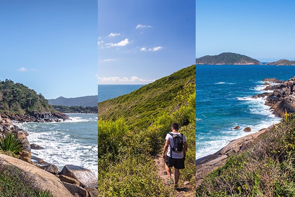 Imagem das trilhas em Florianópolis