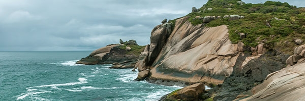 Imagem da ilha do Gravatá em Floripa