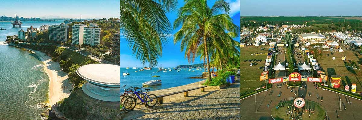 Imagem de Barretos, Búzios e Niterói