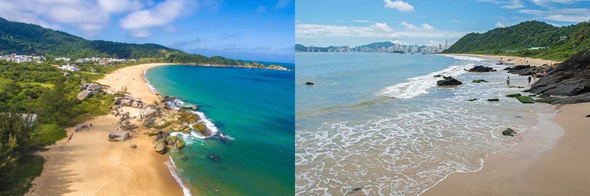 Imagem da praia do Buraco em Balneário Camboriú