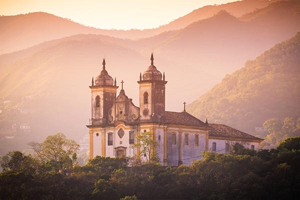 Imagem da Igreja de São Frasciso de Paula em Ouro Preto