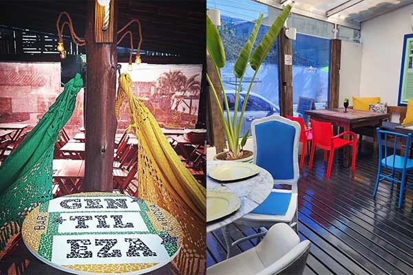 Imagem do bar Gentileza carioca e do restaurante Galápagos 