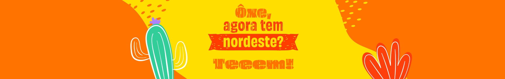 NOVIDADE! Agora tem Nordeste no site!!