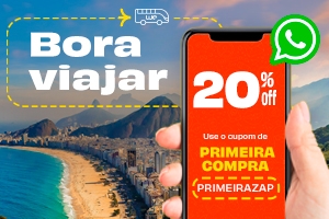 Bora viajar - 20%OFF na primeira compra do WhatsApp