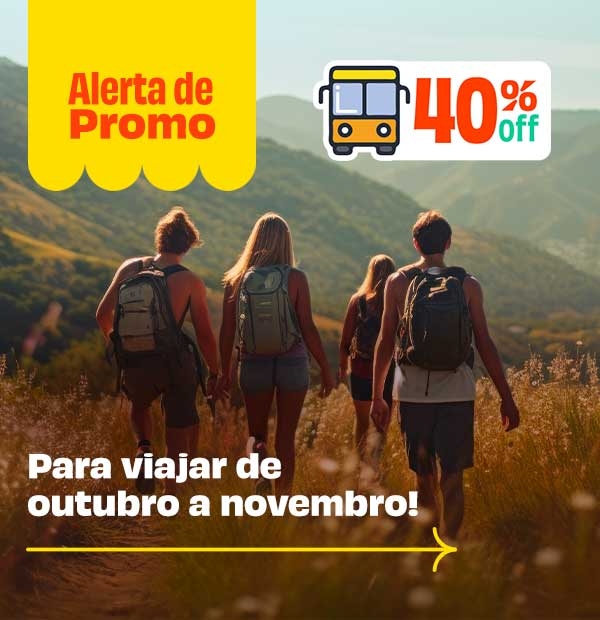 Alerta de Promo - 40% OFF para viajar de outubro a novembro!! 