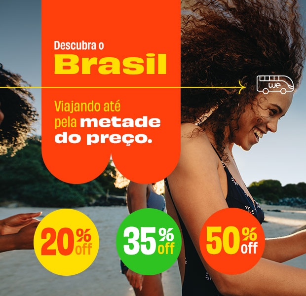 Promo Descubra o Brasil com até 50% OFF