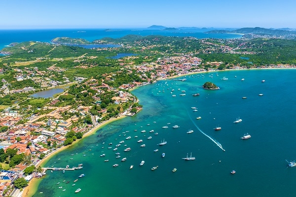 Fotos das cidades de São Paulo e Florianópolis