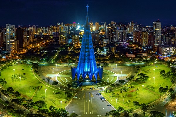 Fotos das cidades de São Paulo e Florianópolis